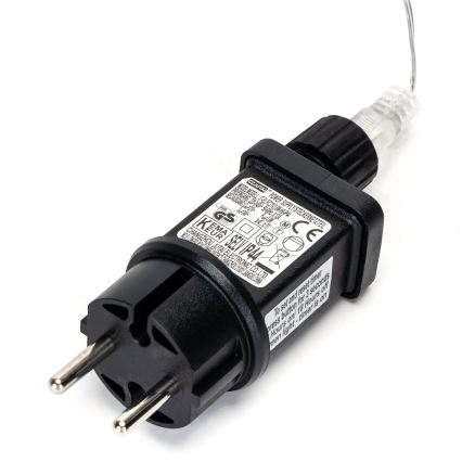 Aigostar - LED Venkovní  řetěz 50xLED/8 funkcí 8m IP44 teplá bílá