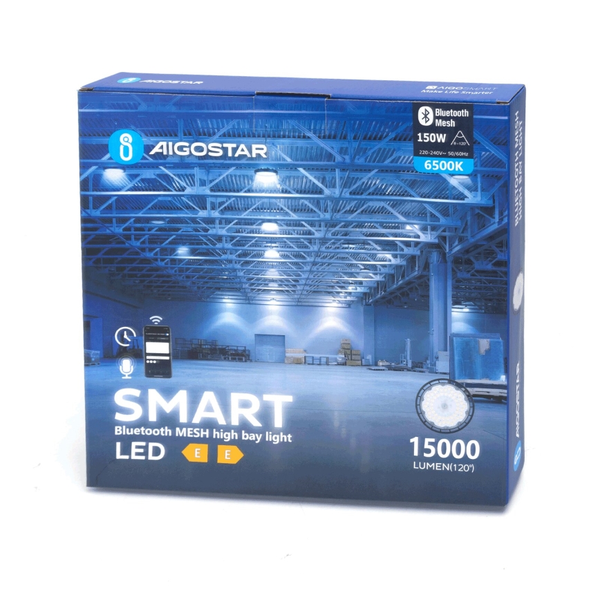 Aigostar - LED Průmyslové stmívatelné venkovní svítidlo MESH High Bay LED/150W/230V 6500K IP65