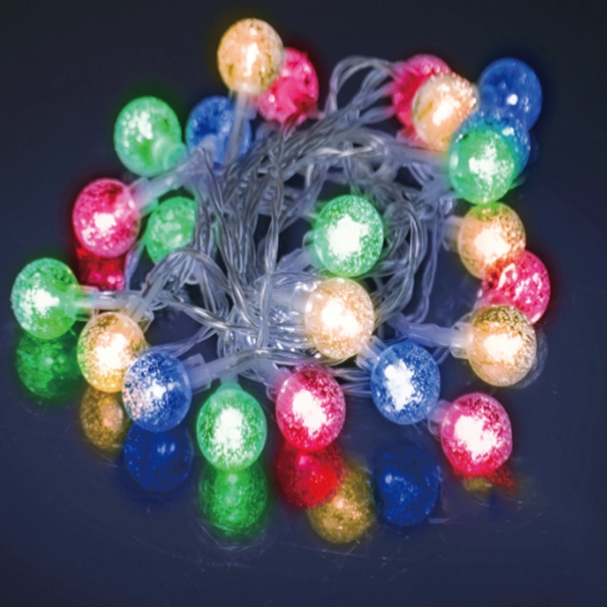 Aigostar - LED Venkovní vánoční řetěz 100xLED/8 funkcí 3xAA 10,3m IP44 multicolor