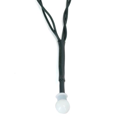 Aigostar - LED Venkovní vánoční řetěz 100xLED/8 funkcí 3xAA 10,3m IP44 teplá bílá