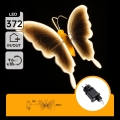 Aigostar - LED Venkovní vánoční dekorace 306xLED IP44 teplá bílá motýl
