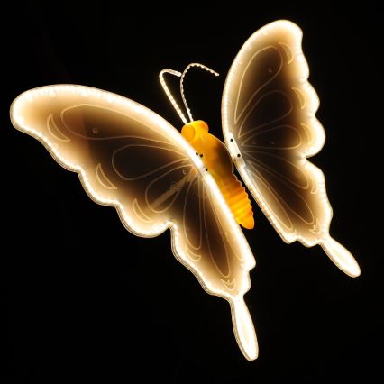 Aigostar - LED Venkovní vánoční dekorace 306xLED IP44 teplá bílá motýl