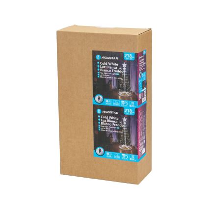 Aigostar - LED Venkovní vánoční dekorace LED/3,6W/230V 150 cm IP44 studená bílá