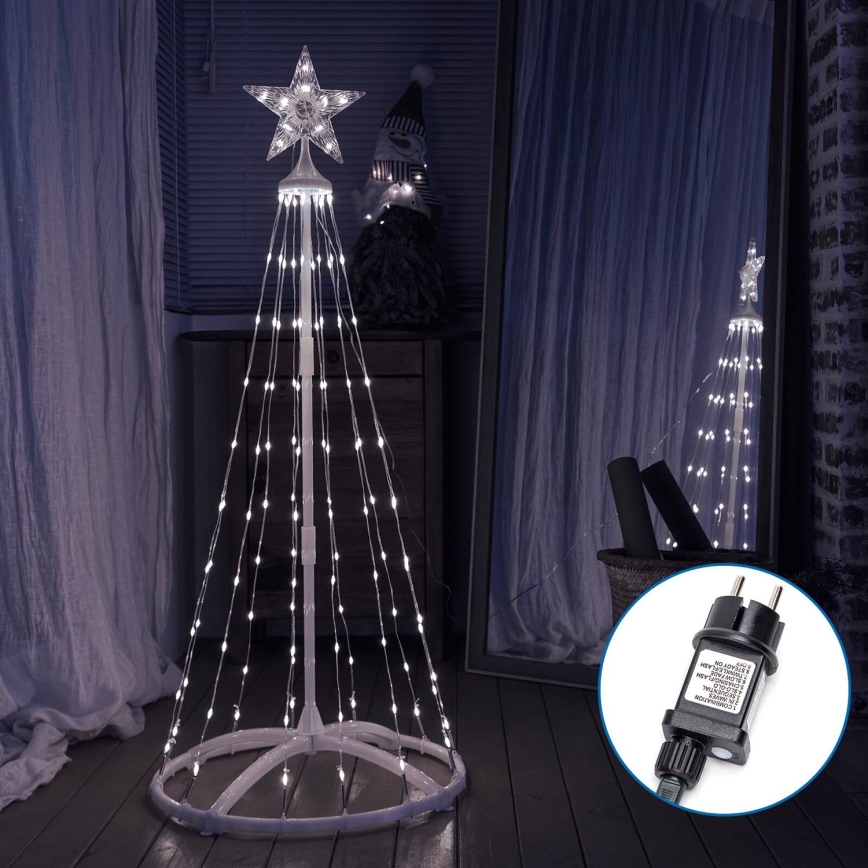 Aigostar - LED Venkovní vánoční dekorace LED/3,6W/230V 180 cm IP44 studená bílá