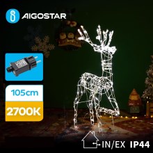 Aigostar - LED Venkovní vánoční dekorace LED/3,6W/31/230V 2700K 105 cm IP44 sob