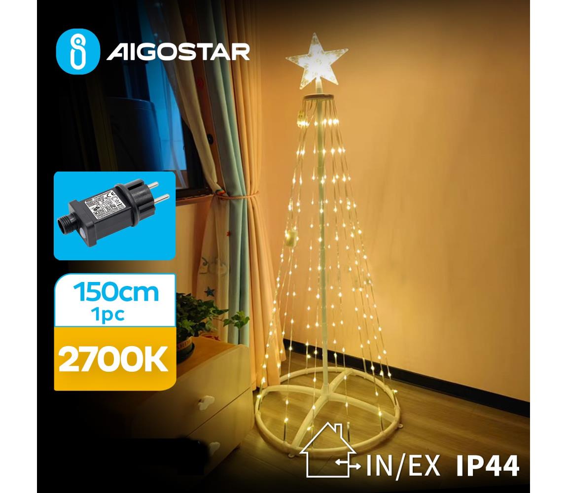  B.V. -LED Venkovní vánoční dekorace LED/3,6W/31/230V 2700K 150cm IP44 
