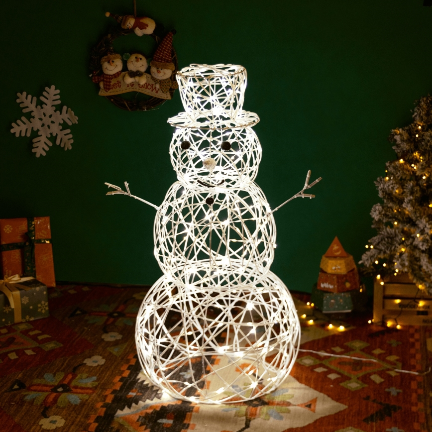 Aigostar - LED Venkovní vánoční dekorace LED/3,6W/31/230V 2700K 60 cm IP44 sněhulák