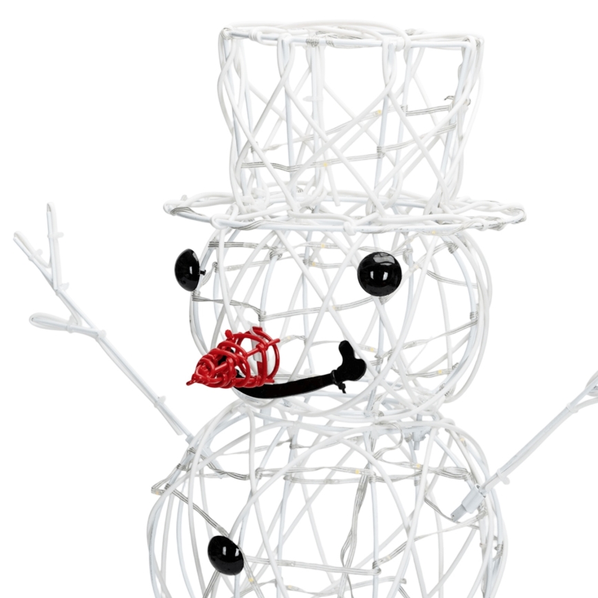 Aigostar - LED Venkovní vánoční dekorace LED/3,6W/31/230V 2700K 90 cm IP44 sněhulák