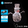 Aigostar - LED Venkovní vánoční dekorace LED/3,6W/31/230V 6500K 60 cm IP44 sněhulák