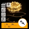 Aigostar - LED Venkovní vánoční řetěz 1000xLED/8 funkcí 50m IP44 teplá bílá