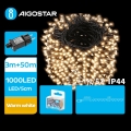 Aigostar - LED Venkovní vánoční řetěz 1000xLED/8 funkcí 53m IP44 teplá bílá