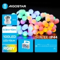 Aigostar - LED Venkovní vánoční řetěz 100xLED/3xAA/8 funkcí 10,3 m IP44 multicolor