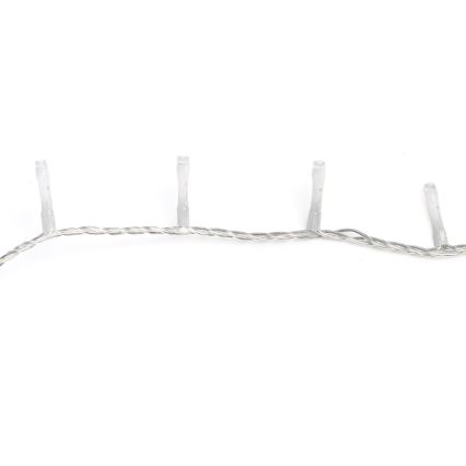 Aigostar - LED Venkovní vánoční řetěz 100xLED/8 funkcí 5,3m IP44 teplá bílá