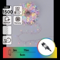 Aigostar - LED Venkovní vánoční řetěz 1500xLED/8 funkcí 78m IP44 multicolor