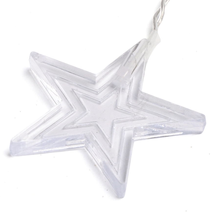 Aigostar - LED Venkovní vánoční řetěz 168xLED/8 funkcí 3x1,5m IP44 teplá bílá hvězdy