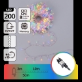 Aigostar - LED Venkovní vánoční řetěz 200xLED/8 funkcí 13m IP44 multicolor