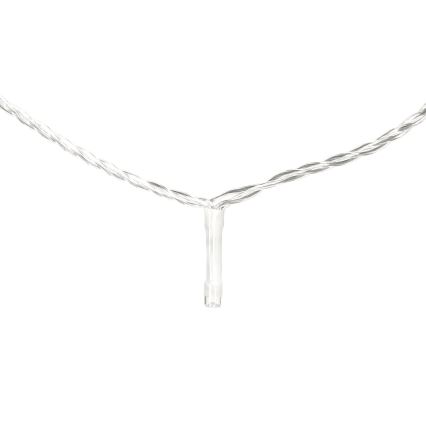 Aigostar - LED Venkovní vánoční řetěz 200xLED/8 funkcí 23m IP44 studená bílá