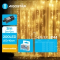 Aigostar - LED Venkovní vánoční řetěz 200xLED/8 funkcí 5x2m IP44 teplá bílá