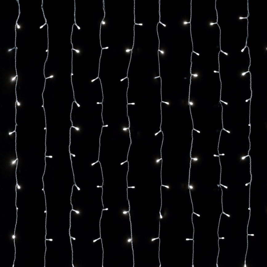 Aigostar - LED Venkovní vánoční řetěz 234xLED 1,2x1,8m IP44 studená bílá
