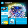 Aigostar - LED Venkovní vánoční řetěz 300xLED/8 funkcí 33m IP44 multicolor