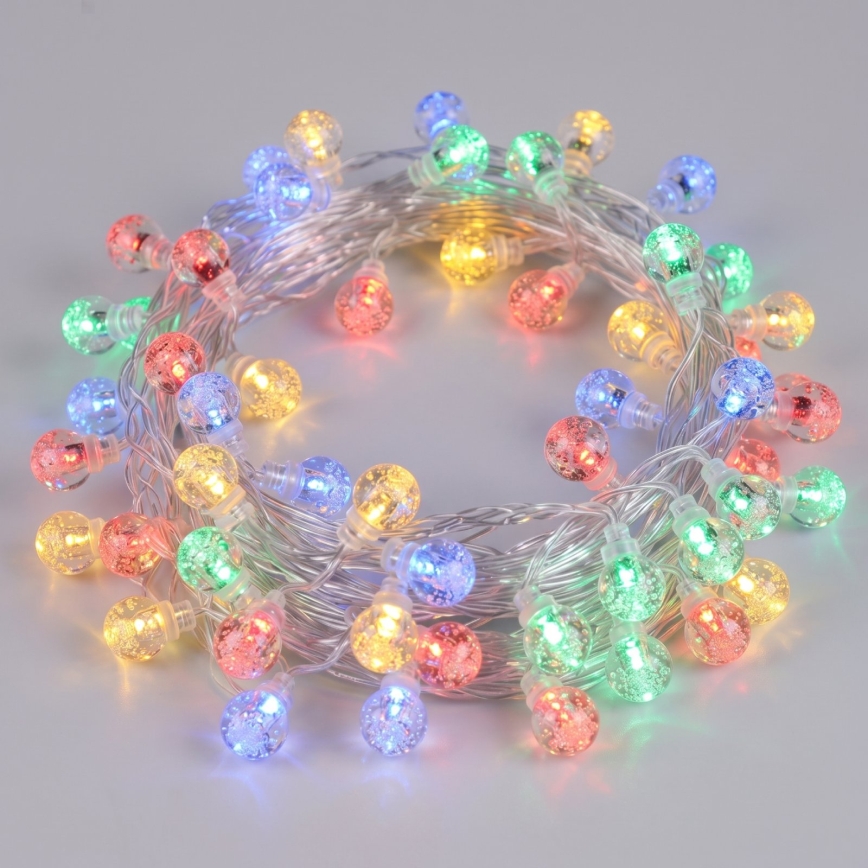 Aigostar - LED Venkovní vánoční řetěz 50xLED/8 funkcí 8m IP44 multicolor