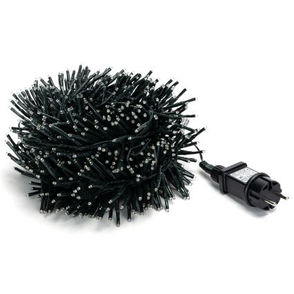 Aigostar - LED Venkovní vánoční řetěz 600xLED/8 funkcí 18m IP44 studená bílá