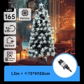Aigostar - LED Venkovní vánoční stromek 165xLED/8 funkcí 1,5 m IP44 studená bílá