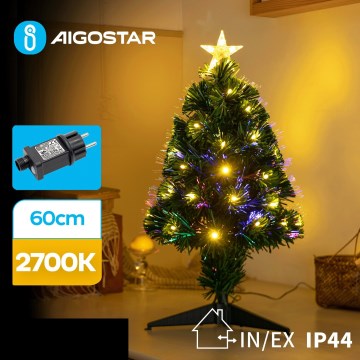 Aigostar - LED Venkovní vánoční stromek LED/3,6W/230V 60 cm IP44 teplá bílá