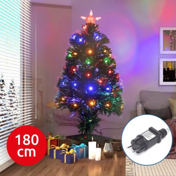 Aigostar - LED Venkovní vánoční stromek LED/6W/230V 180 cm IP44 multicolor