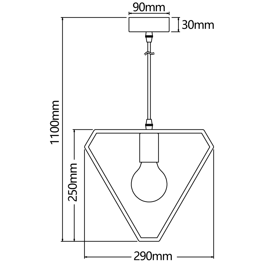 Aigostar - Lustr na lanku 1xE27/60W/230V béžová