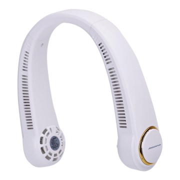 Aigostar - Nabíjecí ventilátor na krk 4W/5V 2000mAh bílá