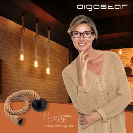 Aigostar - Napájecí kabel 1xE27/60W/230V