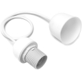 Aigostar - Napájecí kabel 1xE27/60W/250V bílá