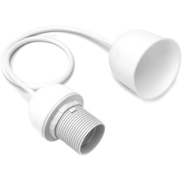 Aigostar - Napájecí kabel 1xE27/60W/250V bílá