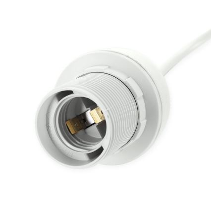 Aigostar - Napájecí kabel 1xE27/60W/250V bílá