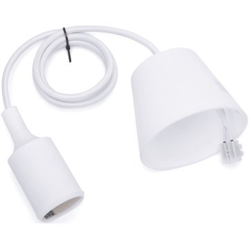 Aigostar - Napájecí kabel 1xE27/60W/250V bílá