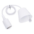 Aigostar - Napájecí kabel 1xE27/60W/250V bílá