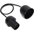 Aigostar - Napájecí kabel 1xE27/60W/250V černá