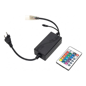 Aigostar - Napájecí kabel pro LED RGB pásek 1000W/230V s dálkovým ovládáním