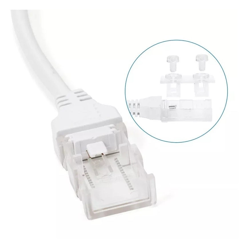 Aigostar - Napájecí zdroj pro LED pásky 8 mm 600W/230V bílá