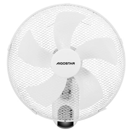 Aigostar -  Nástěnný ventilátor 45W/230V bílá + dálkové ovládání