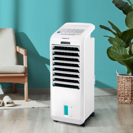 Aigostar - Ochlazovač vzduchu 55W/230V bílá + dálkové ovládání