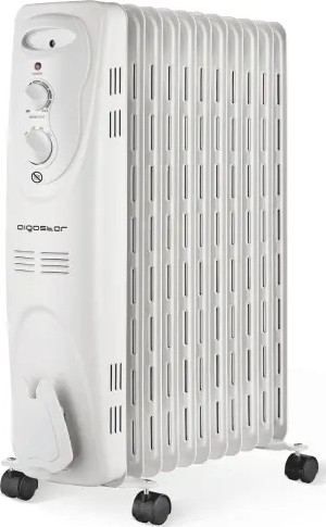 Aigostar - Olejový ohřívač s 11 žebry 2300W/230V bílá