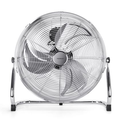 Aigostar - Podlahový ventilátor 100W/230V 51 cm lesklý chrom
