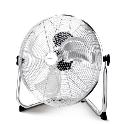 Aigostar - Podlahový ventilátor 100W/230V 51 cm lesklý chrom