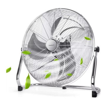 Aigostar - Podlahový ventilátor 100W/230V 51 cm lesklý chrom