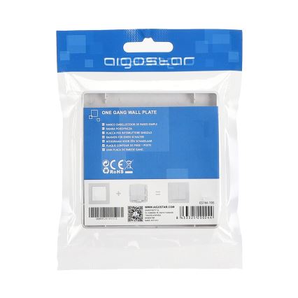 Aigostar - Rámeček jednoduchý plast stříbrná