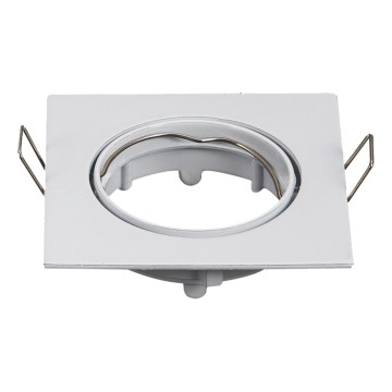 Aigostar - Rámeček pro podhledové svítidlo GU10 8,2x8,2 cm bílá
