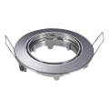 Aigostar - Rámeček pro podhledové svítidlo GU10 pr. 8,2 cm lesklý chrom
