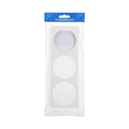 Aigostar - Rámeček trojitý plast bílá